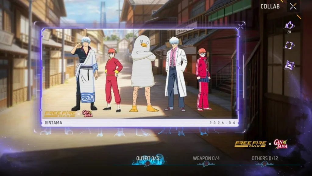 New Features Added in FF Kipas OB53 Update - Free Fire ร Gin Tama Collaboration
