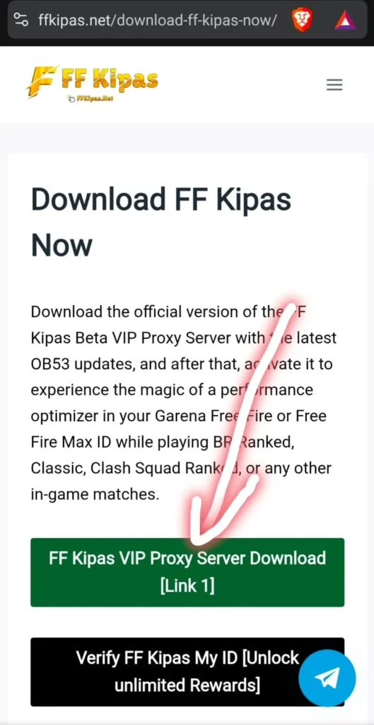 Download The Latest new version FF Kipas APK Safely